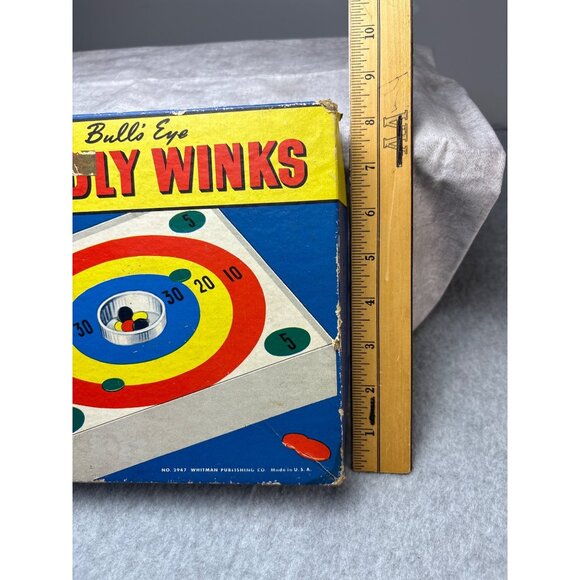 Bulls Eye Tiddly Winks Game Whitman Publishing Co. 1969 - Picture 13 of 15